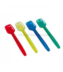 Eislöffel Plastik 90mm (farbig) + Dispenser - 1000St